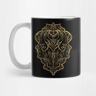 Gemini gold Mug